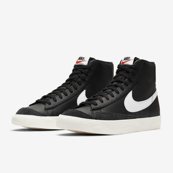 NIB Nike Blazer Mid 77 Vintage Black White Sail - Picture 5 of 12